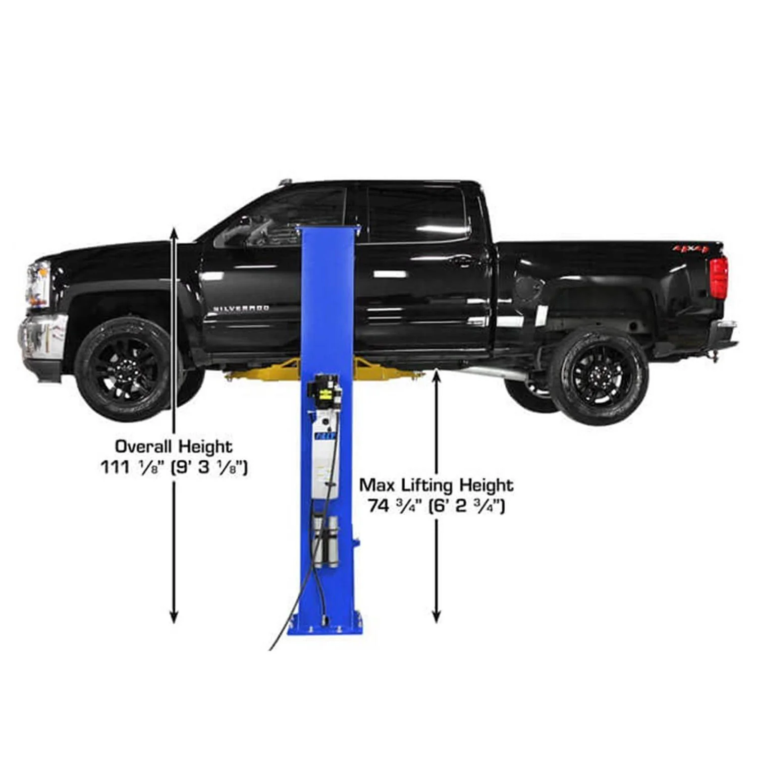 Atlas Platinum PVL9BP ALI Certified 2-Post Lift 9,000 lbs. #ATEAP-PVL9BP-FPD - Image 4