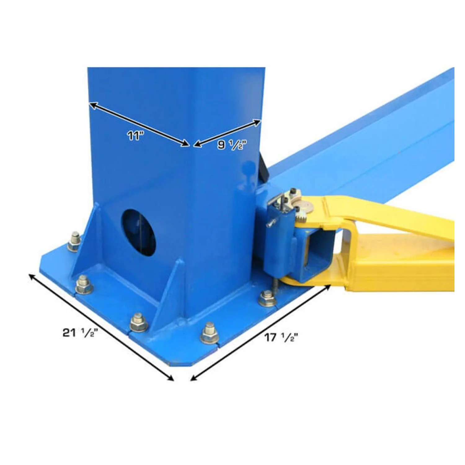 BP10000X Commercial Grade Baseplate 2-Post Lift 10,000 lbs #ATEATTD-BP10000X-FPD - Image 12