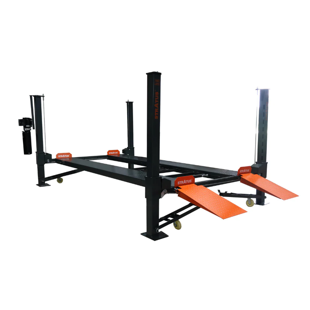 Stratus Steel Construction & Sleeve Containment 8k lbs 4 Post Mobile Car Lift SAE-P48PC - Image 4